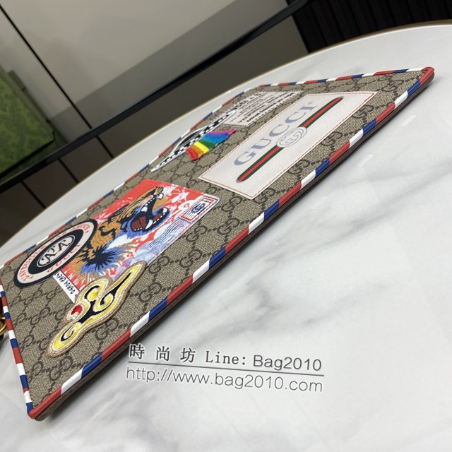 Gucci專櫃古馳最新款Ophidia系列手包男士手拿包 jh2282型號：473915